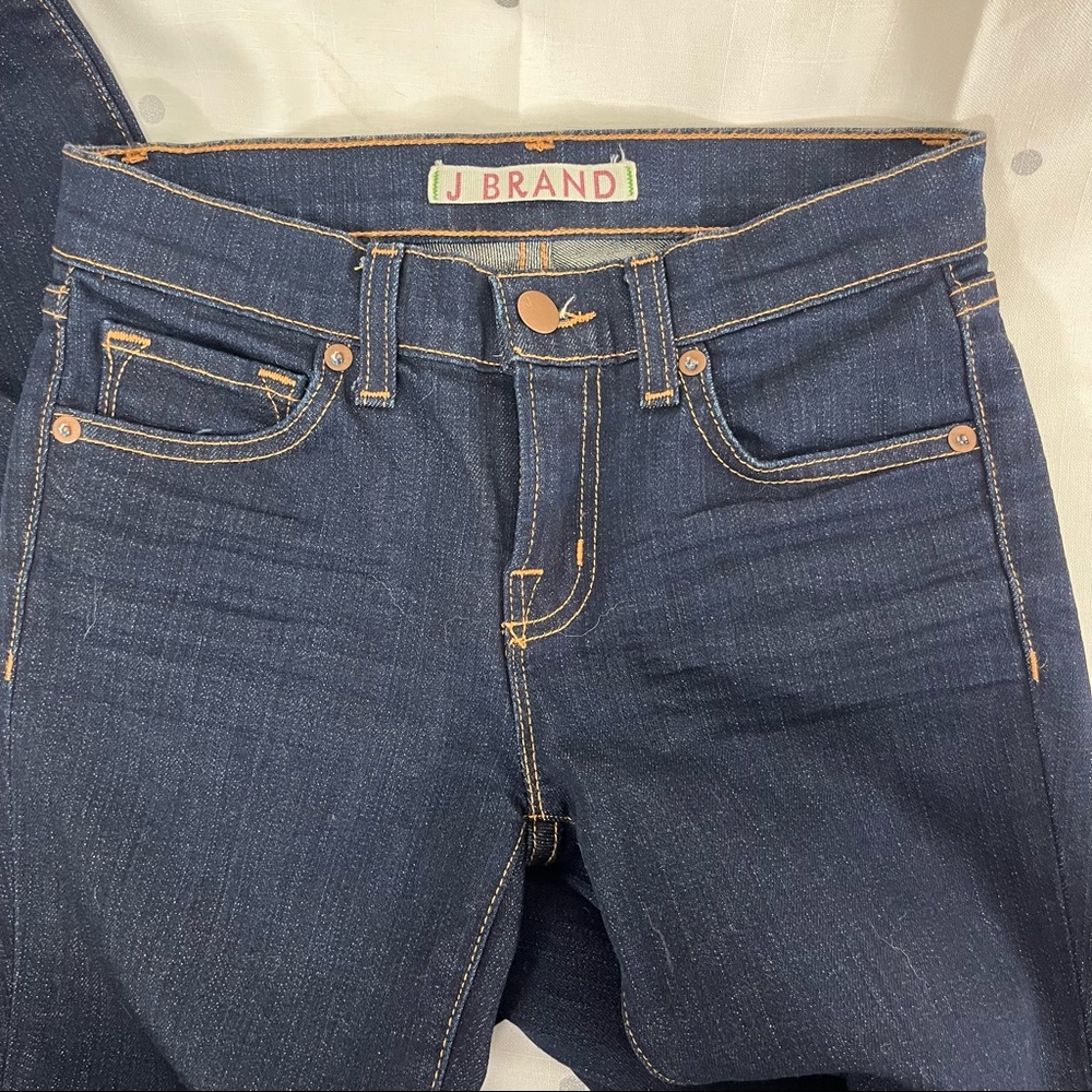 J BRAND Pencil Leg Ink Skinny Jean Dark Wash Sz 24  S XS - Picture 11 of 13